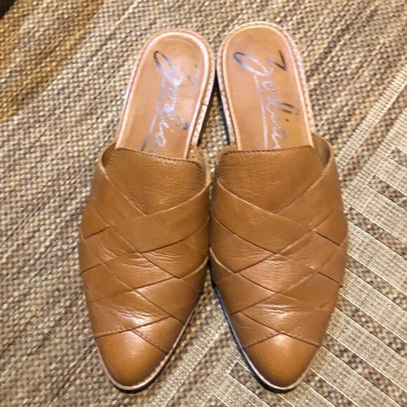 Zodiac Hendrix Slip-On Woven Mule Flats Brown Size 10 EUC CLOSET CLEAR-OUT! - Picture 2 of 15